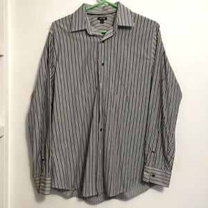 MENS MEDIUM BUTTOM UP APT9 BUTTON UP DRESS SHIRT